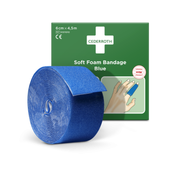 CEDERROTH® Soft Foam Bandage Schaumverband | Blau