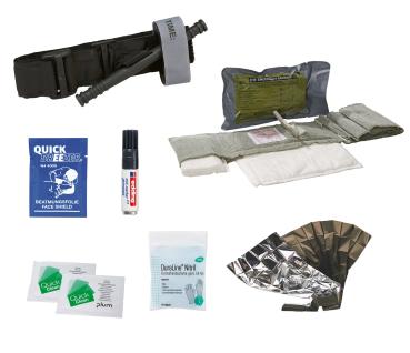STOP THE BLEED - Basic-Trauma-Kit | CAT TQ - Emergency Bandage T3 - Tactical oder Zivil