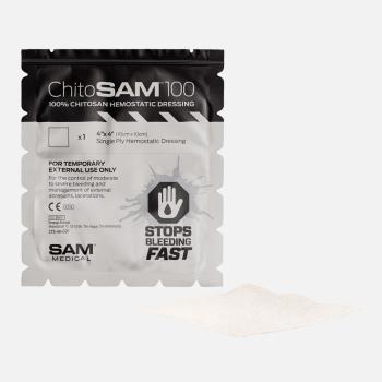 ChitoSAM® 100 Hämostatikum | Kompresse | 10cm x 10cm