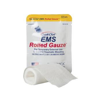 QuikClot® EMS Rolled Gauze™ | Hämostyptikum