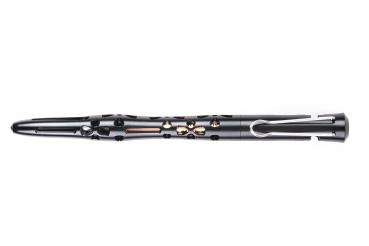 Safety Pen Pallas - mit Glasbrecher, Tactical Pen + Kugelschreiber | Farbe: Schwarz