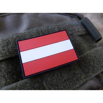 Österreich Flagge Klein I 3D Rubber Patch