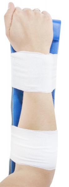 HERZmed® Splint | Universalschiene Größe XL - (gerollt) | Blau-Grau | 100 x 11 cm