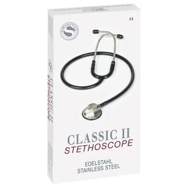 Cardiologie Stethoskop Classic II Schwarz
