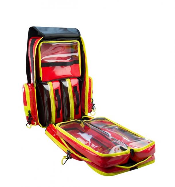 AEROcase® Notfallrucksack Large aus AEROtex®-Plan | Farbe: Rot