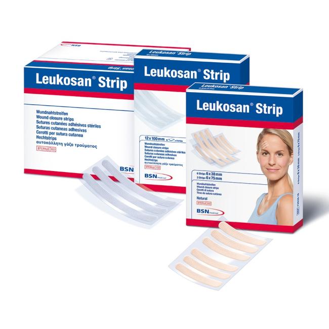 Leukosan® Strip, 6 x 75 mm steril
