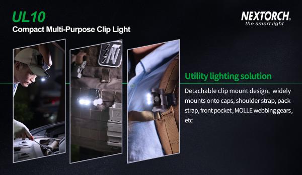 NEXTORCH UL10 | LED Cliplampe