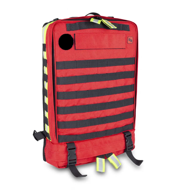ELITE BAGS® EXTRA FLAT‘ S Notfallrucksack | Farbe: Rot